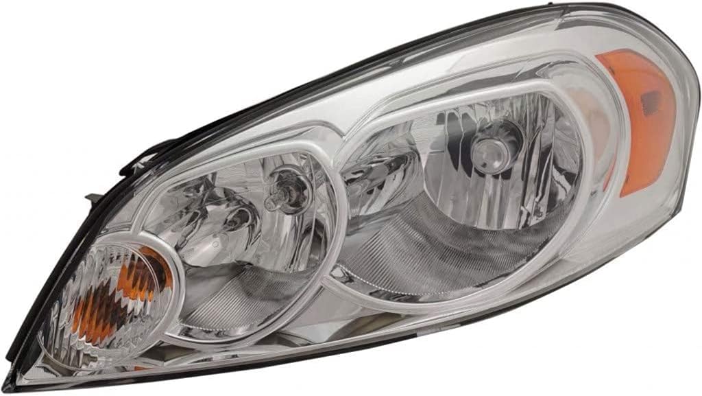 Headlight Assembly Pair with Bulbs for 2006 2007 Chevy Monte Carlo H21812