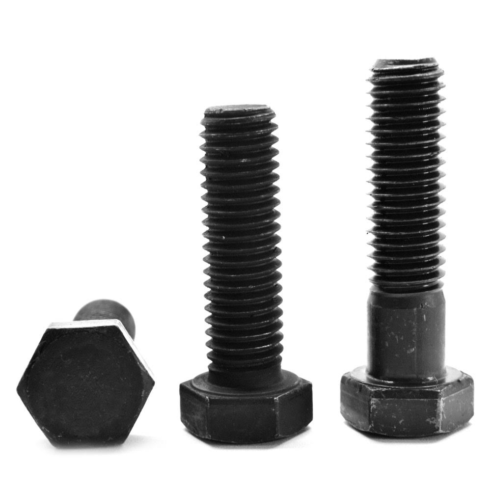 1 1/4x22-7 x 12x22 Coarse Thread Grade 5 Hex Cap Screw Medium Carbon Steel Black Oxide D284325