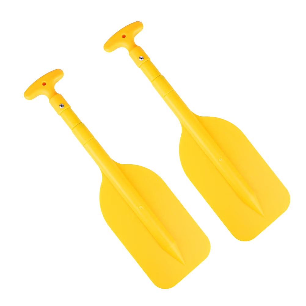 2 Pcs Aluminum Alloy Double Ended Collapsible Kayak Paddle G2449