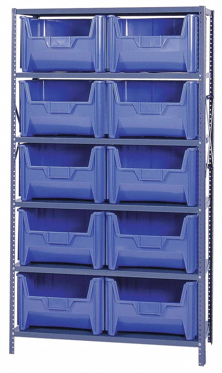 10 Bins Blue Bin Shelving X940