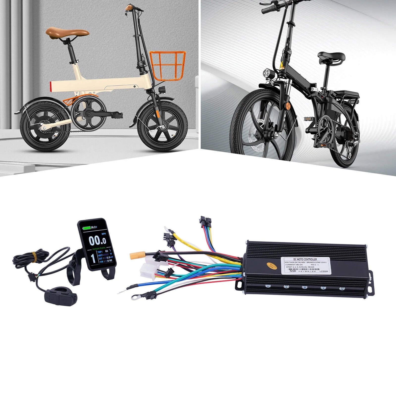 48V 1200W Brushless Controller Kit with LCD Display H7385