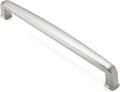 10 Pack Solid Kitchen Cabinet Handles, Satin Nickel L5639