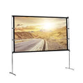 White Portable Folding Projector Screen L1461