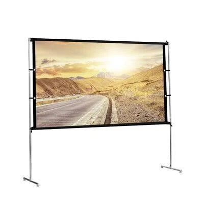 White Portable Folding Projector Screen L1461