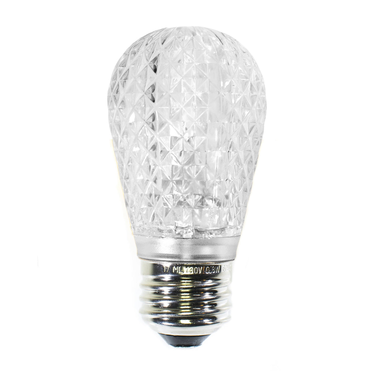 250 Faceted Cool White LED Festive Bulbs P429304