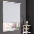 White Cordless Blackout Roller Shades 29 in. W x 78 in. L Q652