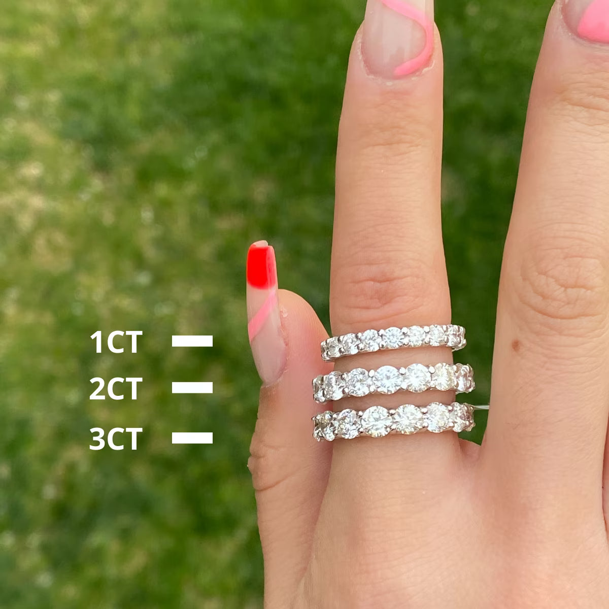3 Carat Round Diamond Eternity Band K23101
