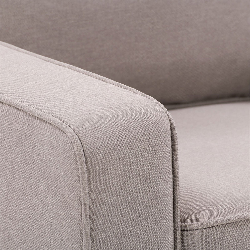 Taupe Brown Fabric Three Seater Sofa K8282