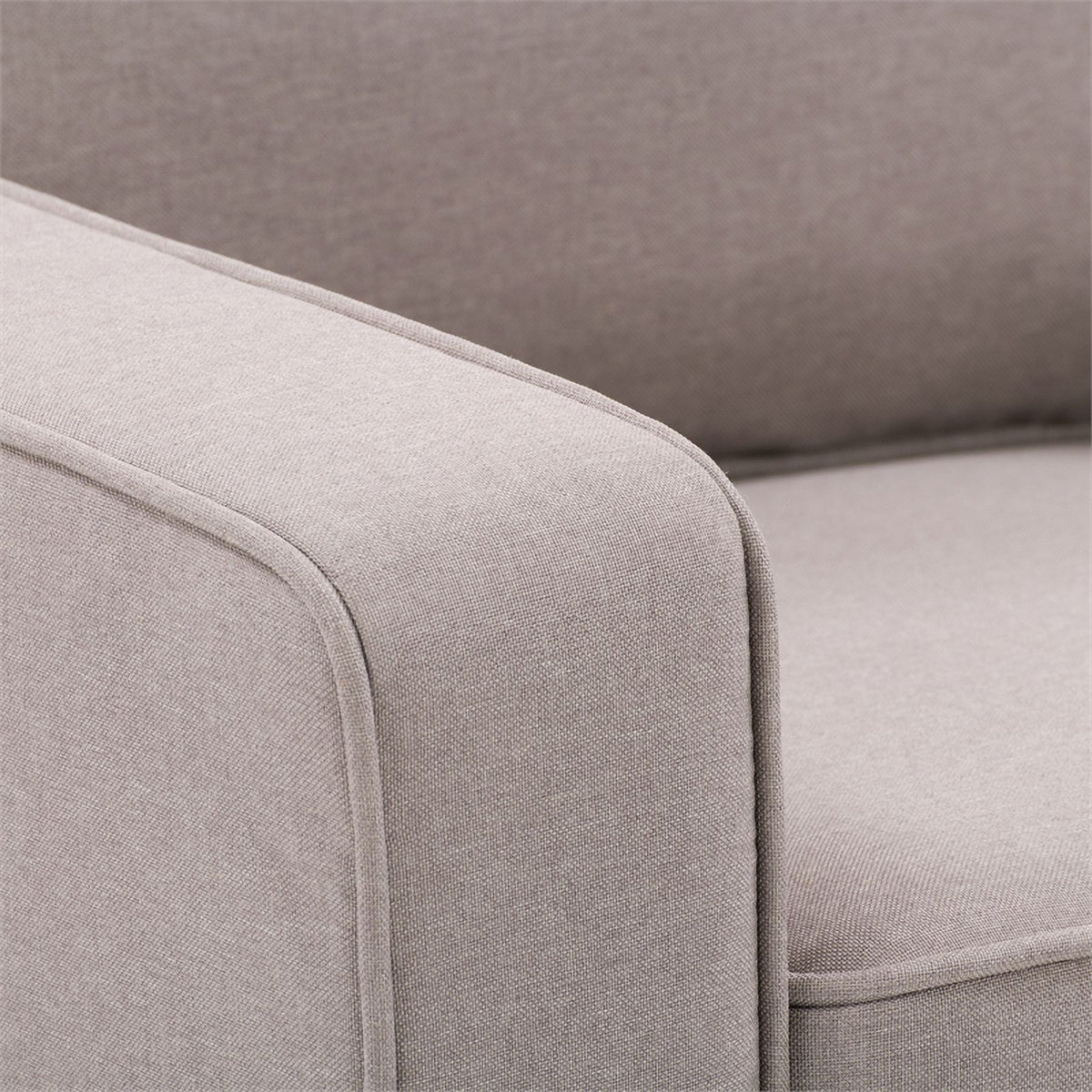 Taupe Brown Fabric Three Seater Sofa K8282